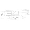 Ver imagem 3 de Rack Retro Tv 60 Polegadas 85 Preto Ac