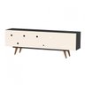 Rack Retro Tv 60 Polegadas 85 Preto Ac - 6