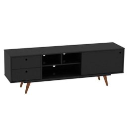 Rack Retro Tv 60 Polegadas 85 Preto Ac - 5