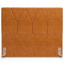 Ver imagem 5 de Cabeceira Cama Box Casal Casal 140 cm Aurora W01 Couríssimo Canela - Lyam Decor