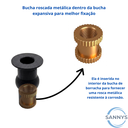 Ver imagem 3 de Kit de Fixação Parafusos para Assento Sanitário Tupan