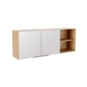Ver imagem 1 de Arm Isabele 1200x450x272 mm 2 Ptas Marrom/Mel/Off White