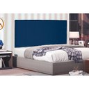 Ver imagem 3 de Cabeceira Painel King 1,95m Ravenna Suede Azul Marinho - Pallazio