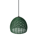 Ver imagem 1 de Pendente Meia Esfera Luminária Corda Náutica Verde