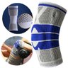 Joelheira Ortopedica Gel Silicone Compressao Joelho Apoio Patela Pernas Ativa Circulaçao Melhora Ten - 1