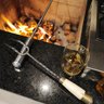 Garfo Trinchante Rústico 10' Dávila Forjado Artesanal Para Churrasco Cabo Osso de Búfalo - 8