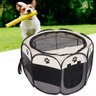 Cercado Pet Dobrável Portátil Casinha Cachorro Cão e Gatos Tamanho Grande 91cm - Cinza - 11