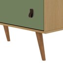 Ver imagem 2 de Cômoda Genialflex Amber 6 Gavetas Savana/alecrim