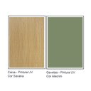 Ver imagem 3 de Cômoda Genialflex Amber 6 Gavetas Savana/alecrim