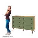Ver imagem 7 de Cômoda Genialflex Amber 6 Gavetas Savana/alecrim