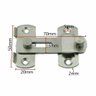 Trava Fechadura de Porta Aço Inoxidável 180° Trinco Tarjeta Ferrolho - 2