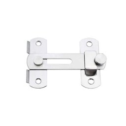 Trava Fechadura de Porta Aço Inoxidável 180° Trinco Tarjeta Ferrolho - 5