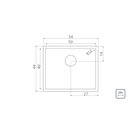Ver imagem 5 de Cuba Tramontina Design Collection Quadrum em Aço Inox com Revestimento Pvd Black 50x40 Cm Tramontina