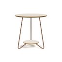 Ver imagem 5 de Conjunto 2 Mesa de Centro e Apoio Liz Sala Offwhite/freijo