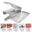 Ver imagem 4 de Guilhotina 22cm Cortador Manual de Carnes e Legumes Aves em Cubos Aço Inoxidável Fatiador SNH93 Snel