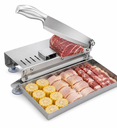 Ver imagem 5 de Guilhotina 22cm Cortador Manual de Carnes e Legumes Aves em Cubos Aço Inoxidável Fatiador SNH93 Snel