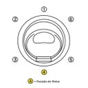 Ver imagem 3 de Banheira Hidromassagem Astra Firenze Luxo 180cmx180cmx45cm - 04 Jatos Acrílico P4 Com Aquecedor