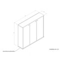 Ver imagem 7 de Despensa de Cozinha, Armario em Mdf com Rodinhas