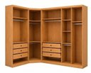 Ver imagem 2 de Guarda-Roupa Modulado de Canto Oblíquo 7 Portas 6 Gavetas 100% MDF Cairo