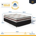 Ver imagem 3 de Cama Box com Colchão de Molas Ensacadas Anjos Classic Viúva 128cm