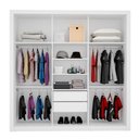 Ver imagem 2 de Guarda Roupa 3 Portas Deslizantes C/espelhoresidence Branco