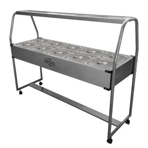 Buffet Térmico Infantil Spolu 10 Cubas 127V Spl-513IF