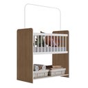Ver imagem 1 de Mini Berço Fixo Moisés Toy para Bebê com Colchão 89cm Savana Branco - Desk Design