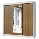 Ver imagem 2 de Guarda-roupa Casal Madesa Istambul 3 Portas de Correr com Espelho 3 Gavetas