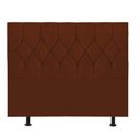 Ver imagem 2 de Cabeceira Estofada Istambul Capitonê 160cm Queen Size Box Quarto Suede Terracota Telha - Ahazzo Móve