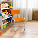 Ver imagem 1 de Cadeira Infantil Iso Laranja Brinquedoteca Escolas Ecomhome