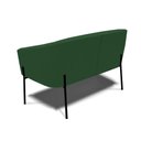 Ver imagem 7 de Sofá Namoradeira e 2 Poltronas Pé de Ferro Preto Stella Veludo D03 - D'Rossi Cor Verde