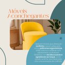 Ver imagem 3 de Kit 02 Puff Orgânico Redondo para Sala e Quarto com Encosto Composé Corino Suede