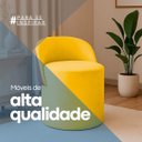 Ver imagem 4 de Kit 02 Puff Orgânico Redondo para Sala e Quarto com Encosto Composé Corino Suede