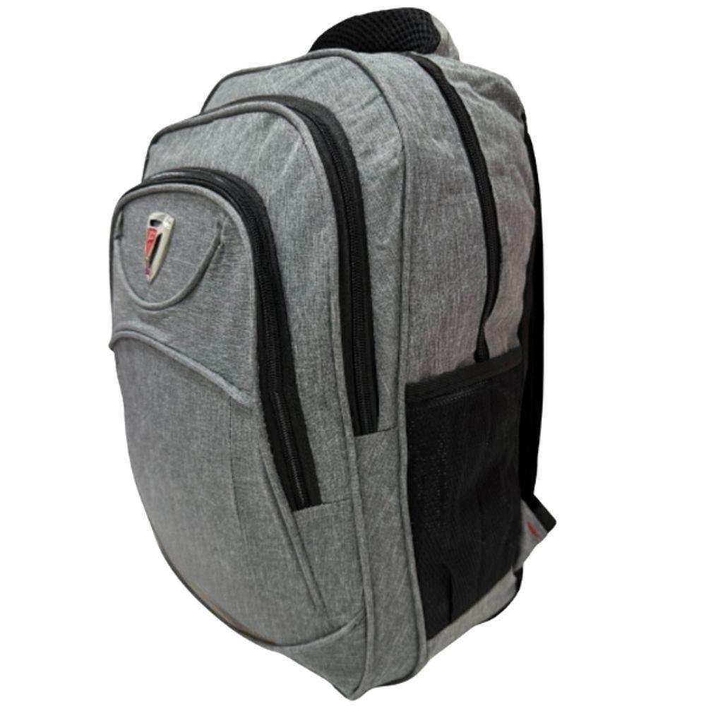 Mochila Resistente Viagem Escola Trabalho Sport (cinza) - 3