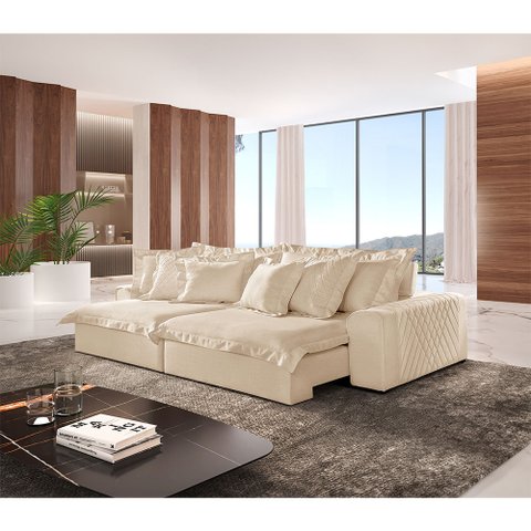 Sofá Luz Linho 02 Módulos de 80cm B25cm Meu Sofá Online