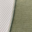 Ver imagem 4 de Tapete Redondo Bouclé Verde Ø135cm Antiderrapante