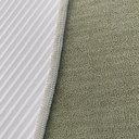 Ver imagem 7 de Tapete Redondo Bouclé Verde Ø135cm Antiderrapante