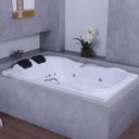 Ver imagem 2 de Banheira de Hidromassagem Due Maggiore Luxo 180cmx120cmx44cm - 04 Jatos - Acrílico - P4 Astra
