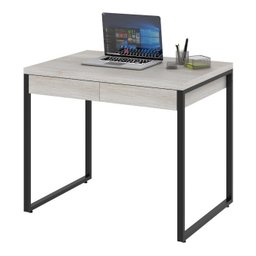 Mesa Escritório Office Estilo Industrial 0,90 M C/ 2 Gavetas - 2
