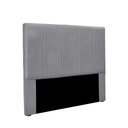 Ver imagem 1 de Cabeceira Cama Box Solteiro 90 Cm Arizona Linho S04 - D'Rossi Cinza