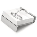 Ver imagem 5 de Kit 2 Suportes Porta Guardanapos Inox Contrapeso Gloss 13x12,5cm de Mesa