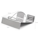 Ver imagem 7 de Kit 2 Suportes Porta Guardanapos Inox Contrapeso Gloss 13x12,5cm de Mesa