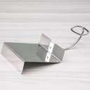 Ver imagem 3 de Kit 2 Suportes Porta Guardanapos Inox Contrapeso Gloss 13x12,5cm de Mesa