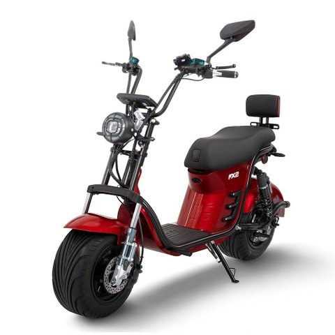 Scooter Elétrica - Duos FX2 1000W Lithium - Vermelha - Duos Bikes