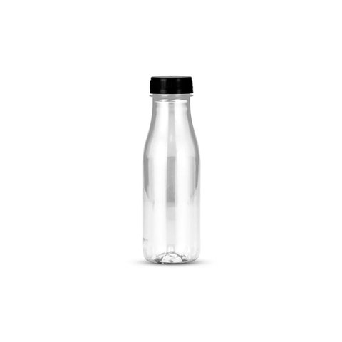 70un Garrafa Pet Plástica Transparente com Tampa 300ml G3530 Galvanotek