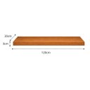 Ver imagem 4 de Prateleira MDF 120x20 Moderna Suporte Parede Invisivel 30mm Italian Noce
