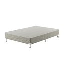 Ver imagem 1 de Base Box Casal Spubio Spu + Incofal Marrom Claro 138x188x32cm