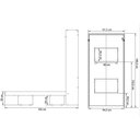 Ver imagem 3 de Cama Dobrável Multifuncional Articulada Cm8015 Branco - Tecno Mobili