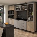 Ver imagem 5 de Cozinha Completa Modulada 10 Portas 3 Gavetas com Vidro Imperial/fume - Panorama Móveis