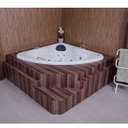 Ver imagem 2 de Banheira Hidromassagem Astra Innovare Luxo 159cmx210cmx59cm - 04 Jatos Acrílico P2 Sem Aquecedor